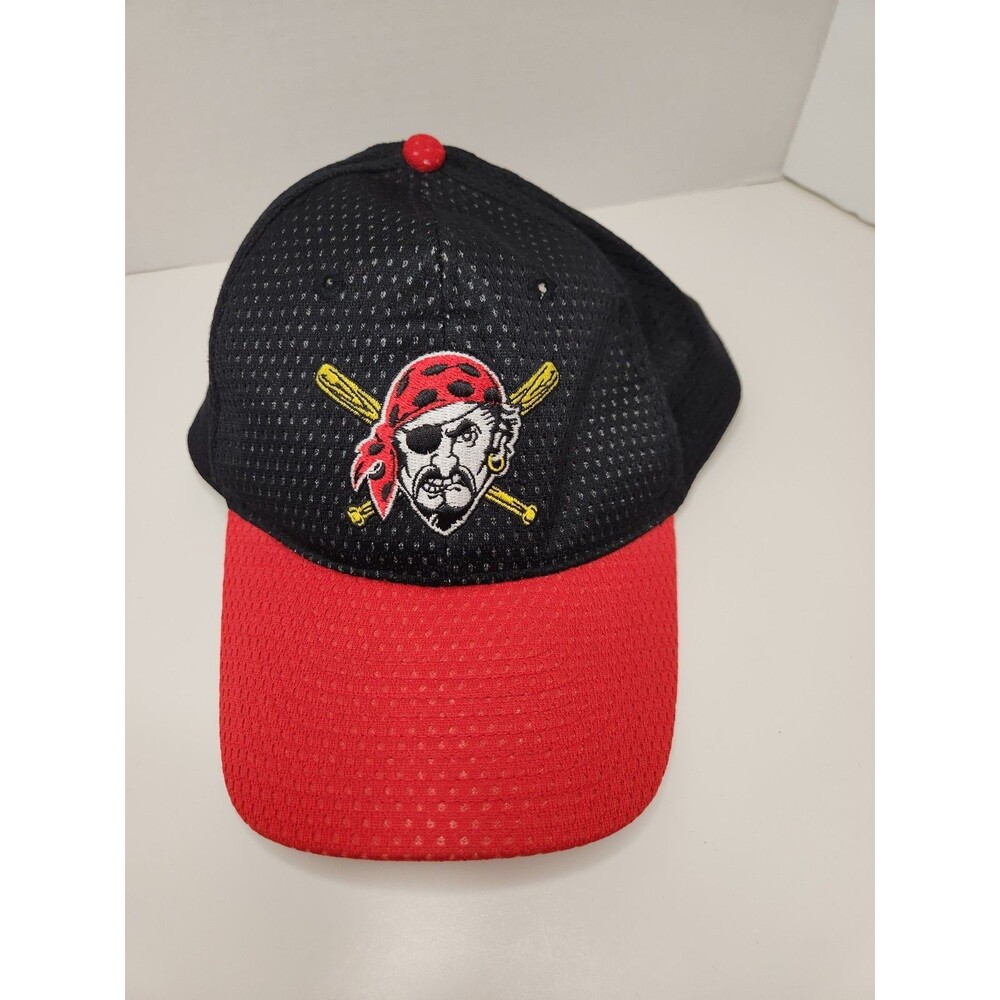 Pittsburgh Pirates Hat‎ Cap Snap Back MLB Baseball Logo Red Bill